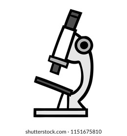 Cartoon Microscope Illustration