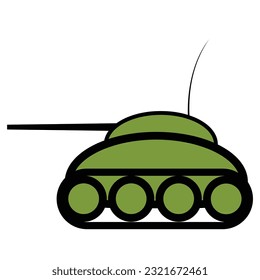 a cartoon military tank illustration