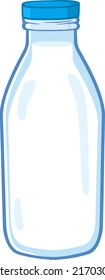 Cartoon Milk Bottle