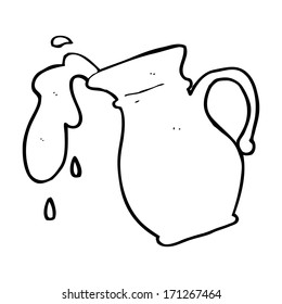 Cartoon Milk Jug