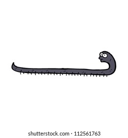 cartoon millipede
