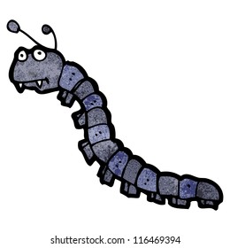 cartoon millipede