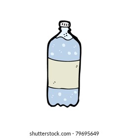 cartoon mineral water bottle