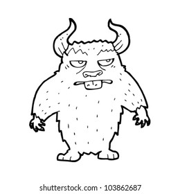 cartoon minotaur