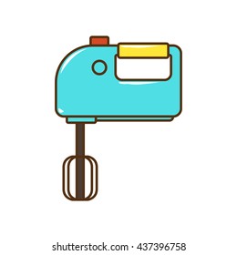 Cartoon mixer icon