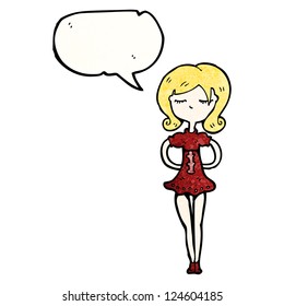 cartoon model girl