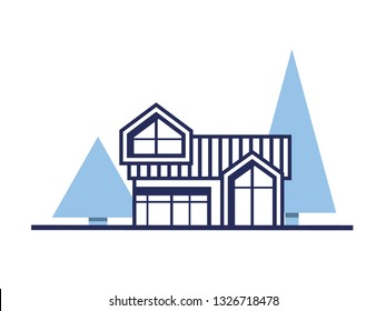 Vectores Imagenes Y Arte Vectorial De Stock Sobre Cabin In Woods