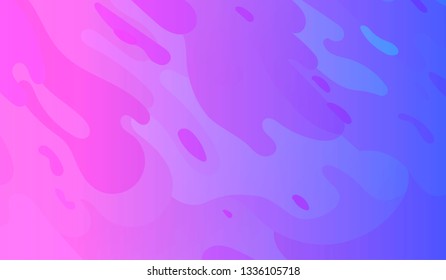 Cartoon modern splash background. Wavy shape pattern. Abstract concept graphic playground banner element - Vector 