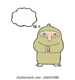 Cartoon Mönch