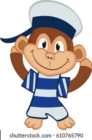 Cartoon monkey