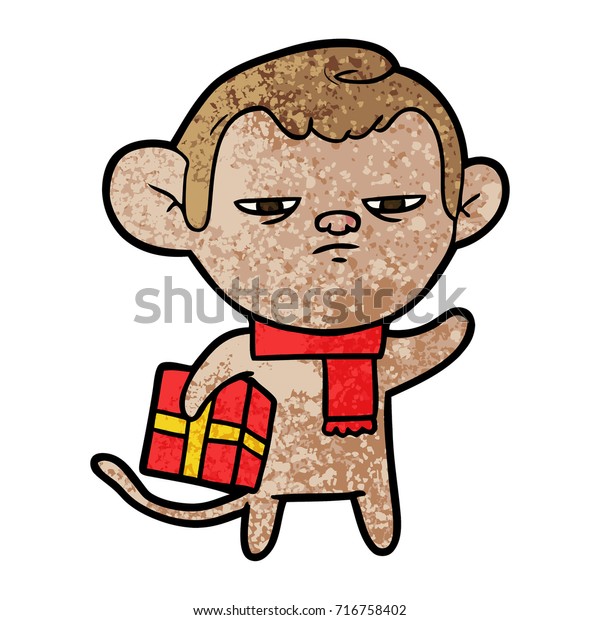 Cartoon Monkey Stock Vector (Royalty Free) 716758402 | Shutterstock