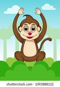 Cartoon Monkey Design