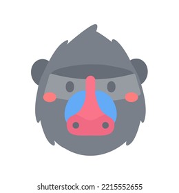 cartoon monkey face cute pets for kids