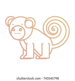 cartoon monkey icon