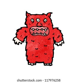 monstruo de dibujos animados