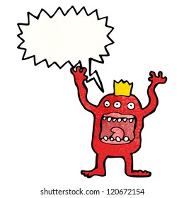 cartoon monster