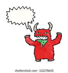 cartoon monster