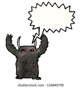 cartoon monster