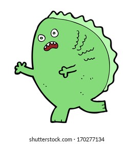 cartoon monster