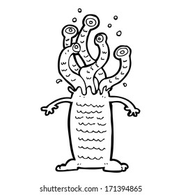 cartoon monster