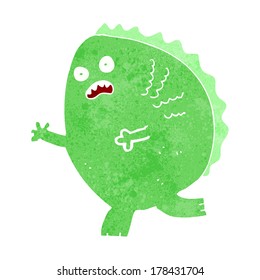 cartoon monster