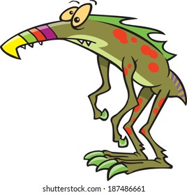 cartoon monster