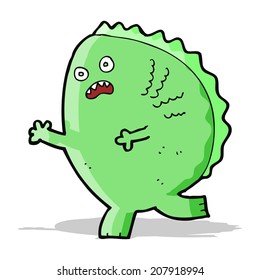 cartoon monster