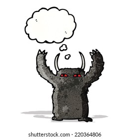 monstruo de dibujos animados