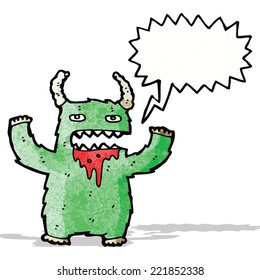 cartoon monster