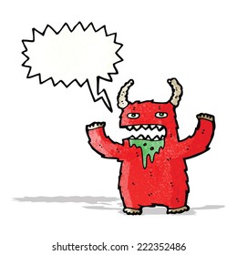 monstruo de dibujos animados