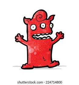 monstruo de dibujos animados