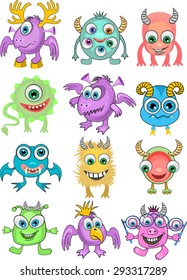 Cartoon monster