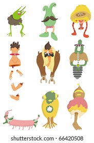 cartoon monster