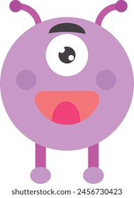 cartoon monster alien creature character