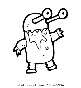 cartoon monster alien robot costume