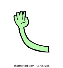 Cartoon-Monster-Arm