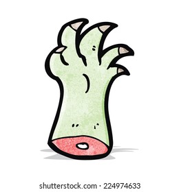 cartoon monster arm