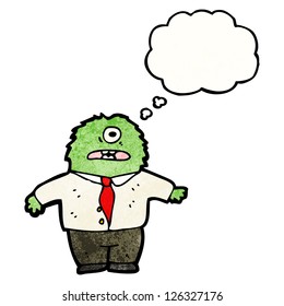 cartoon monster boss