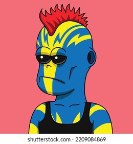 cartoon monster. monster character. Vector illustrations.