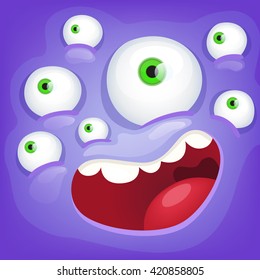 Cartoon Monster Face