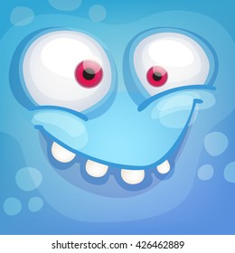 Cartoon Monster Face