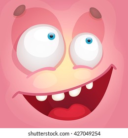 Cartoon Monster Face