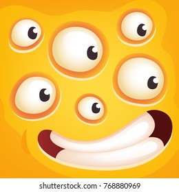 Cartoon Monster Face