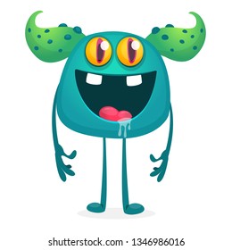 Cartoon monster illustrated. Vector
