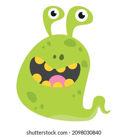 Cartoon monster illustration for all purposes with cute monster shape