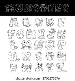 8,664 Monster alphabet Images, Stock Photos & Vectors | Shutterstock