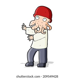 cartoon monster man