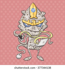 cartoon monster network virus
