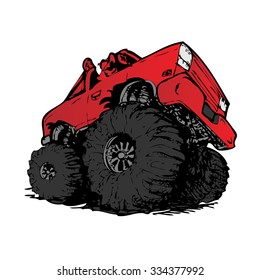 Cartoon Monster Truck