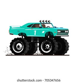 Cartoon Monster Truck